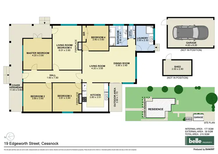 Floorplan of Homely house listing, 19 Edgeworth Street, Cessnock NSW 2325