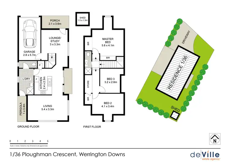 Floorplan of Homely house listing, 1/36 Ploughman Crescent, Werrington Downs NSW 2747