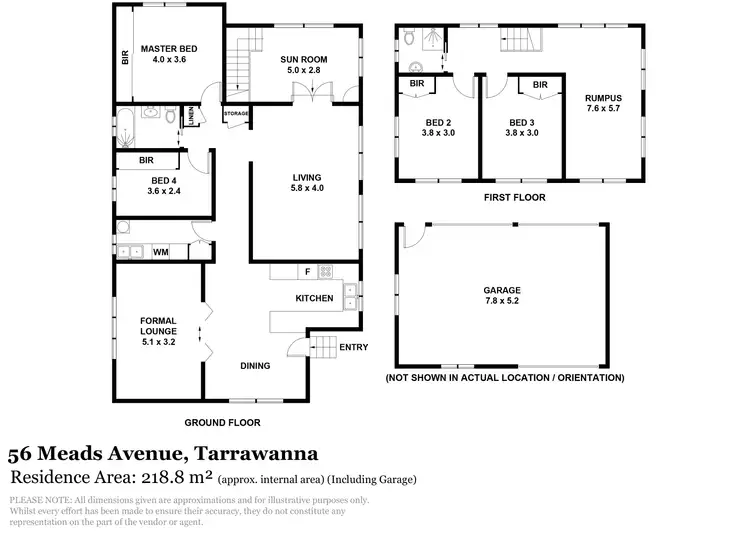 Floorplan of Homely house listing, 56 Meads Avenue, Tarrawanna NSW 2518