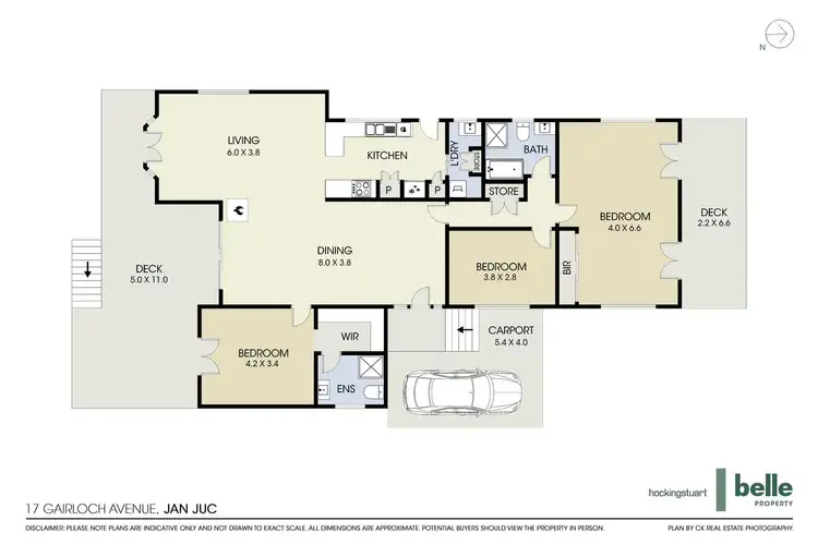 Floorplan of Homely house listing, 17 Gairloch Avenue, Jan Juc VIC 3228