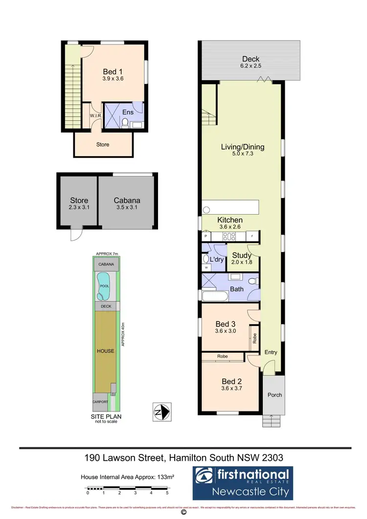 Floorplan of Homely house listing, 190 Lawson Street, Hamilton South NSW 2303