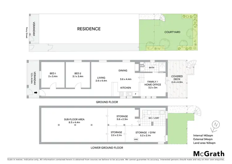 Floorplan of Homely house listing, 6 Percy Street, Rozelle NSW 2039