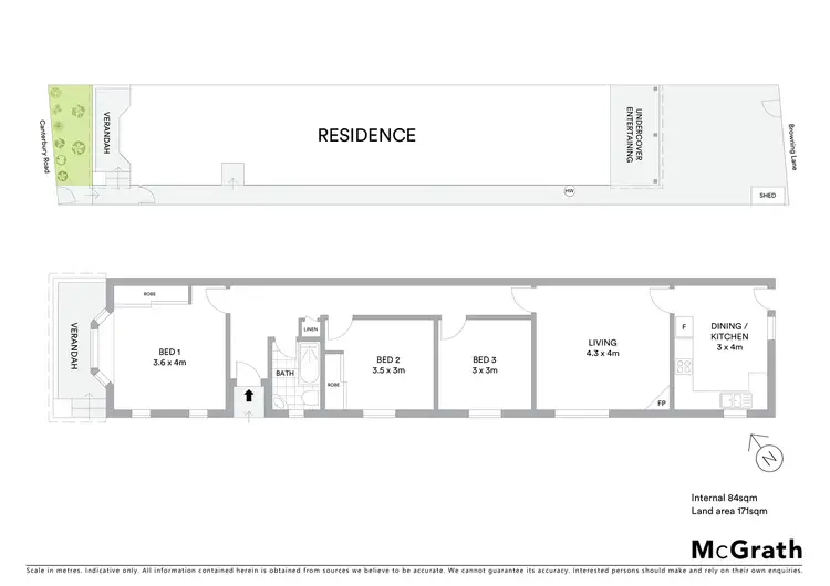 Floorplan of Homely house listing, 46 Canterbury Road, Hurlstone Park NSW 2193
