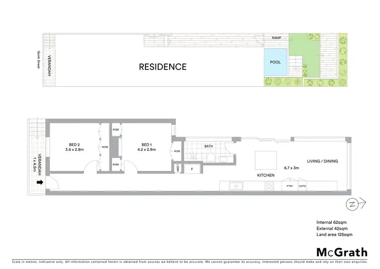 Floorplan of Homely house listing, 23 Quirk Street, Rozelle NSW 2039