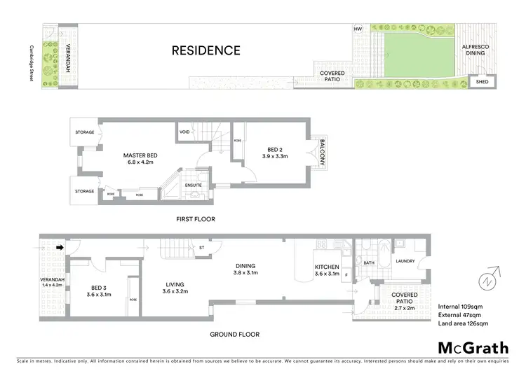 Floorplan of Homely house listing, 45 Cambridge Street, Rozelle NSW 2039