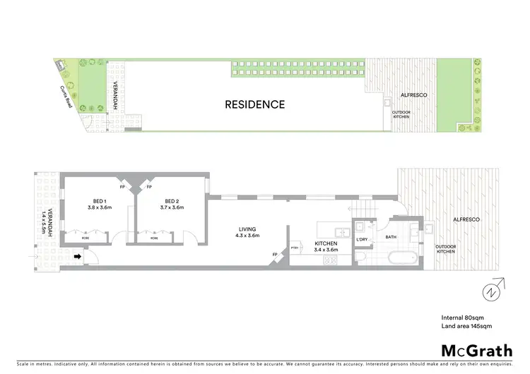 Floorplan of Homely house listing, 43 Curtis Road, Balmain NSW 2041
