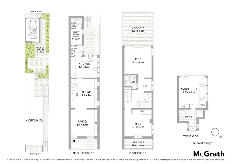 Floorplan of Homely house listing, 10 Reuss Street, Birchgrove NSW 2041