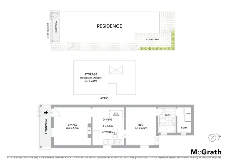 Floorplan of Homely house listing, 16 Carrington Street, Balmain NSW 2041