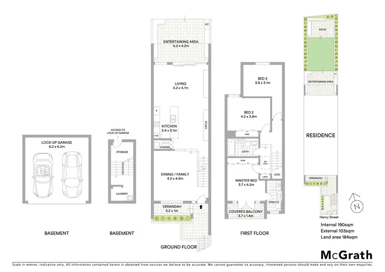 Floorplan of Homely townhouse listing, 8 Henry Street, Balmain NSW 2041