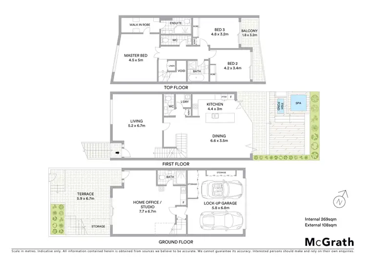 Floorplan of Homely house listing, 78 Justin Street, Lilyfield NSW 2040