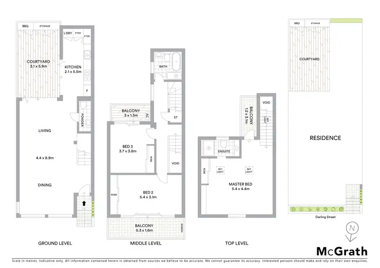 Floorplan of Homely house listing, 18 Darling Street, Balmain East NSW 2041