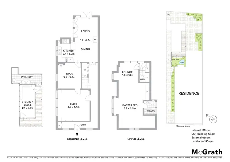 Floorplan of Homely house listing, 3 Cameron Street, Balmain NSW 2041