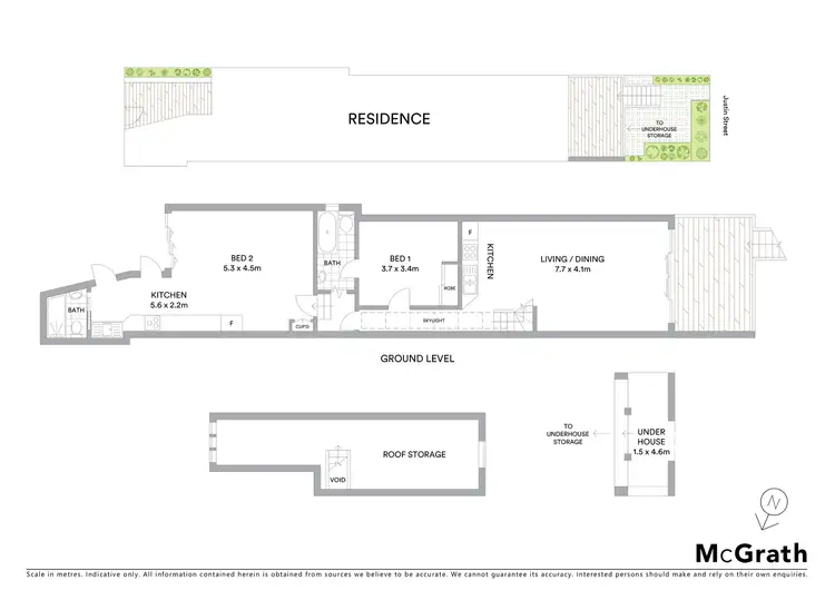 Floorplan of Homely house listing, 26 Justin Street, Lilyfield NSW 2040