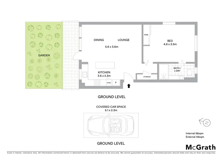 Floorplan of Homely unit listing, 1/690 Pacific Highway, Killara NSW 2071