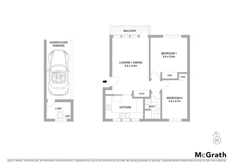 Floorplan of Homely apartment listing, 20/2 King Street, Turramurra NSW 2074