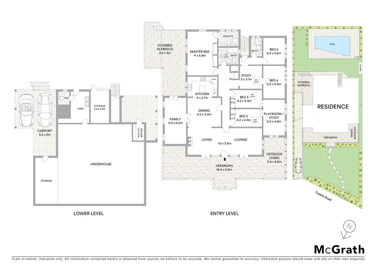 Floorplan of Homely house listing, 23 Treatts Road, Lindfield NSW 2070
