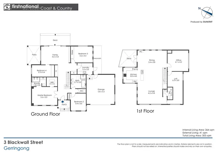 Floorplan of Homely house listing, 3 Blackwall Street, Gerringong NSW 2534