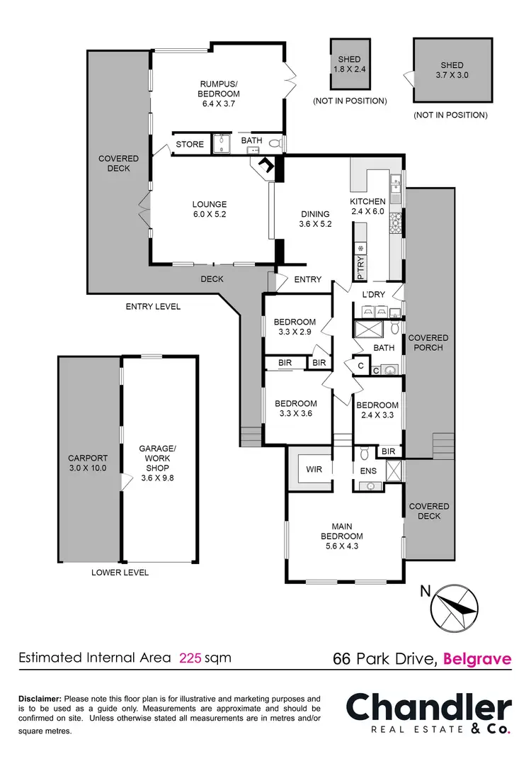 Floorplan of Homely house listing, 66 Park Drive, Belgrave VIC 3160
