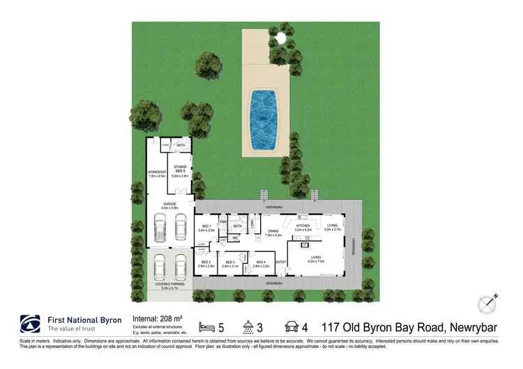 Floorplan of Homely house listing, 117 Old Byron Bay Road, Newrybar NSW 2479