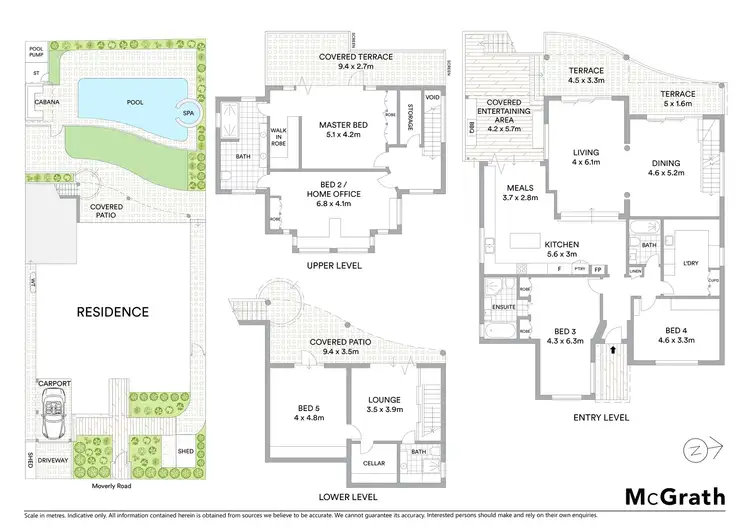 Floorplan of Homely house listing, 136 Moverly Road, South Coogee NSW 2034