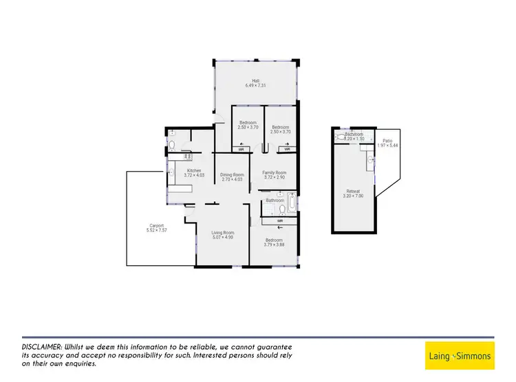 Floorplan of Homely house listing, 15 Brooker Street, Colyton NSW 2760