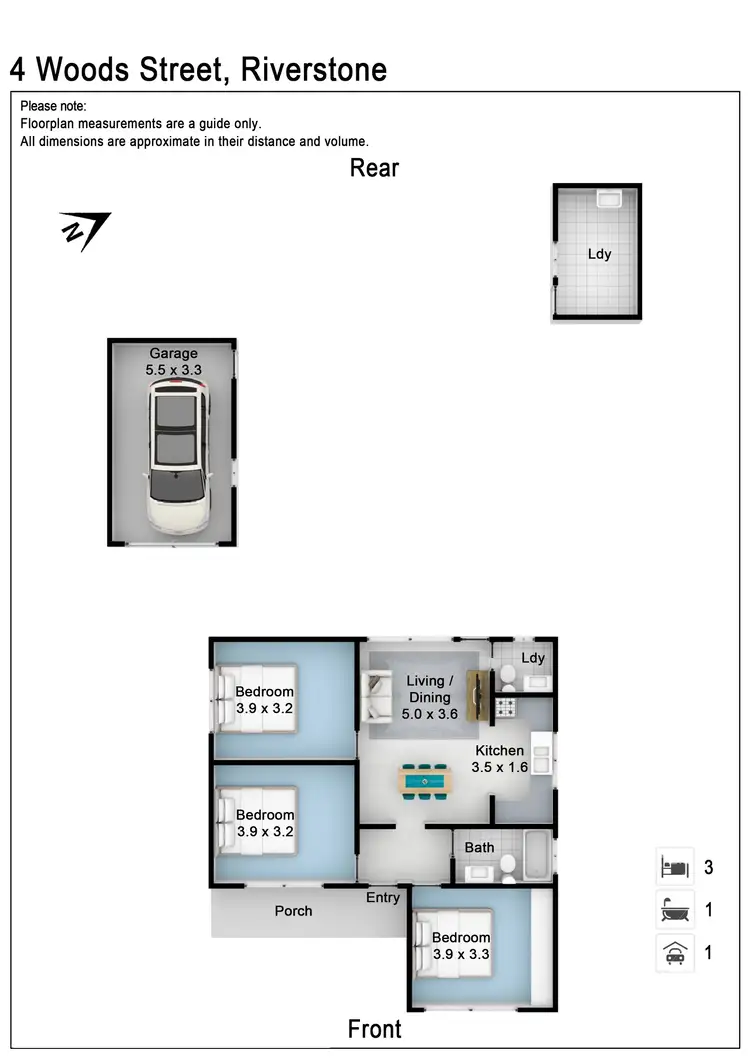 Floorplan of Homely house listing, 4 Woods Street, Riverstone NSW 2765