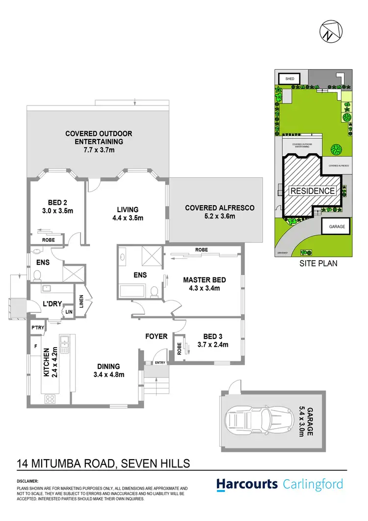 Floorplan of Homely house listing, 14 Mitumba Road, Seven Hills NSW 2147