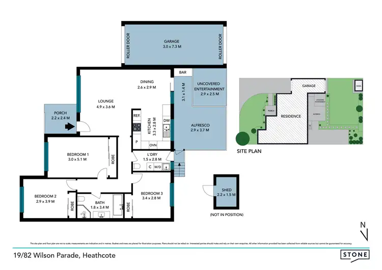 Floorplan of Homely villa listing, 19/82 Wilson Parade, Heathcote NSW 2233