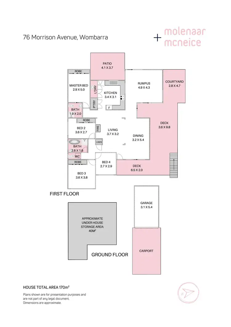 Floorplan of Homely house listing, 76 Morrison Avenue, Wombarra NSW 2515