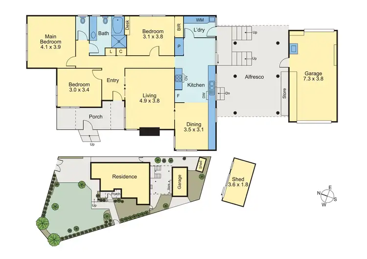 Floorplan of Homely house listing, 21 Raymond Street, Lalor VIC 3075