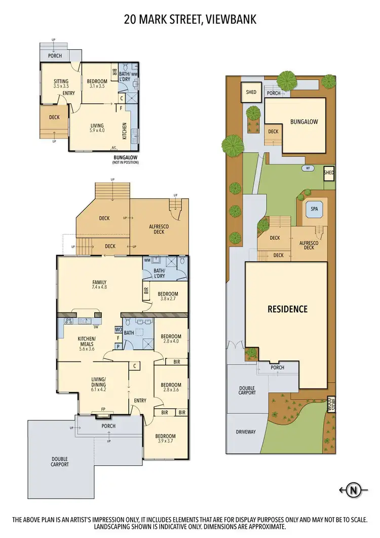 Floorplan of Homely house listing, 20 Mark Street, Viewbank VIC 3084