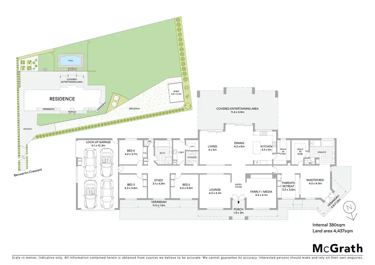 Floorplan of Homely house listing, 46 Benwerrin Crescent, Grasmere NSW 2570