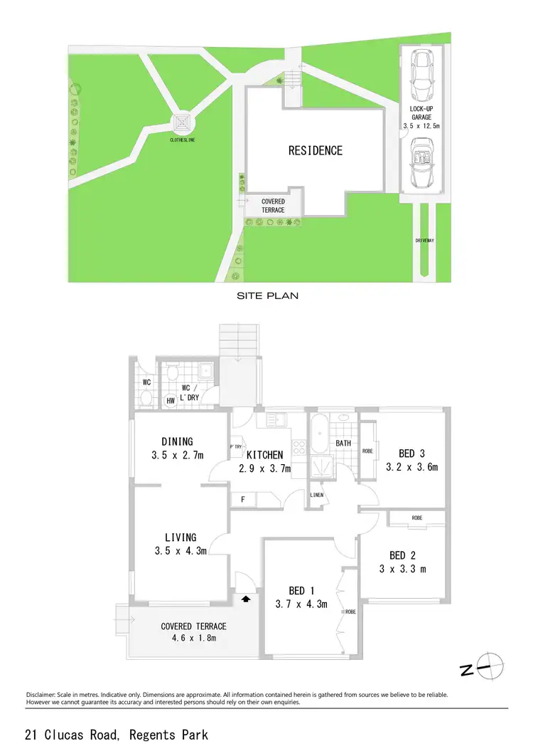 Floorplan of Homely house listing, 21 Clucas Road, Regents Park NSW 2143