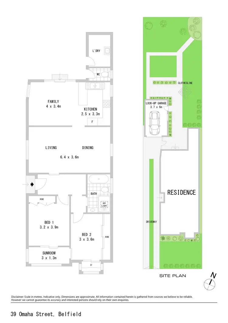 Floorplan of Homely house listing, 39 Omaha Street, Belfield NSW 2191