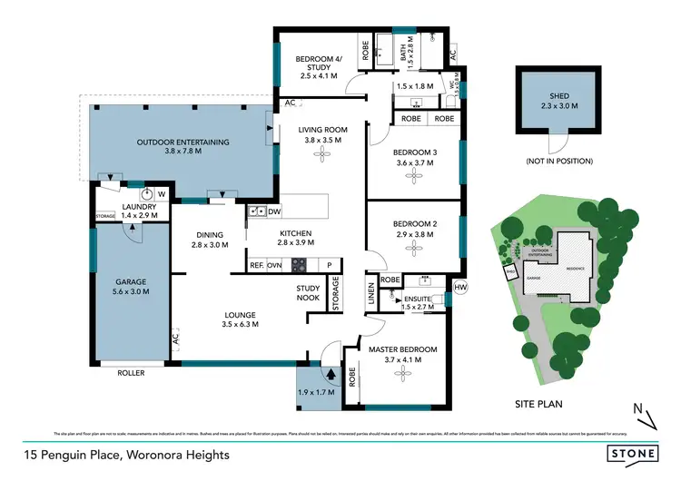 Floorplan of Homely house listing, 15 Penguin Place, Woronora Heights NSW 2233