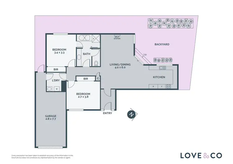 Floorplan of Homely unit listing, 2/11 Graham Court, Thomastown VIC 3074