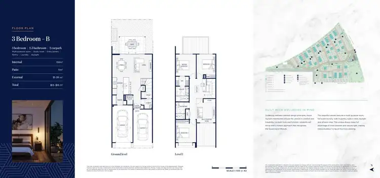 Floorplan of Homely townhouse listing, 35/104 Lamington Avenue, Ascot QLD 4007