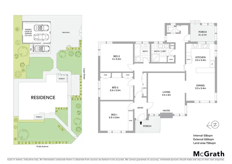 Floorplan of Homely house listing, 7 Pride Avenue, Hamlyn Heights VIC 3215