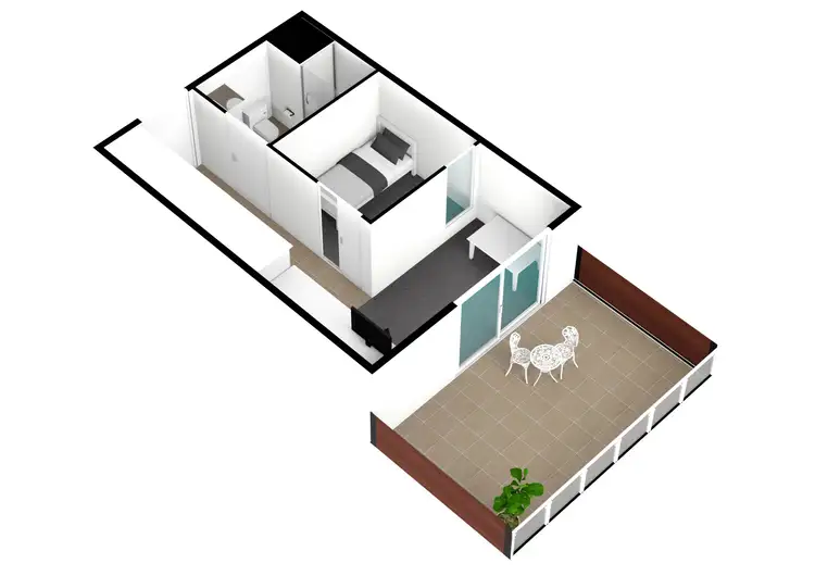Floorplan of Homely apartment listing, 319/1457 North Road, Clayton VIC 3168