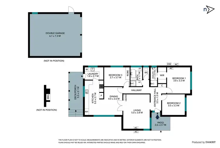 Floorplan of Homely house listing, 32 Buckmaster Drive, Mill Park VIC 3082