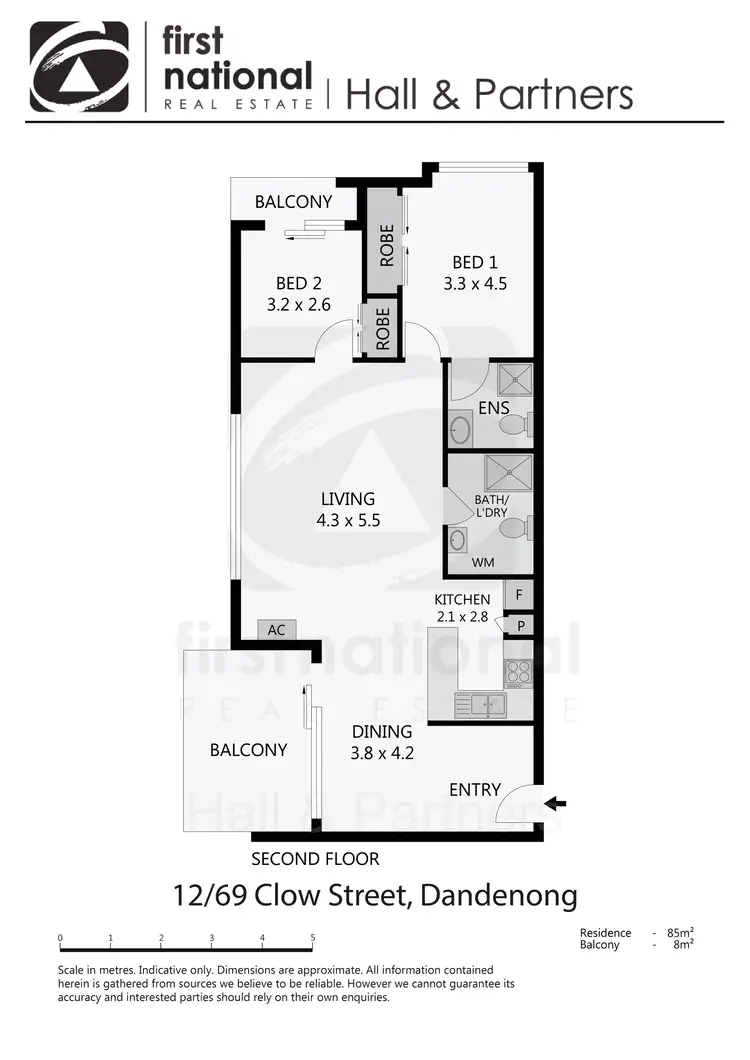 Floorplan of Homely apartment listing, 12/69 Clow Street, Dandenong VIC 3175