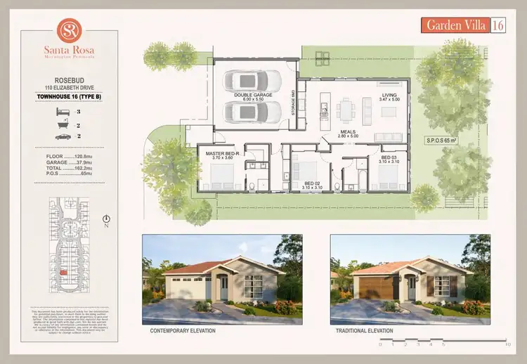 Floorplan of Homely townhouse listing, 11/110 Elizabeth Drive, Rosebud VIC 3939