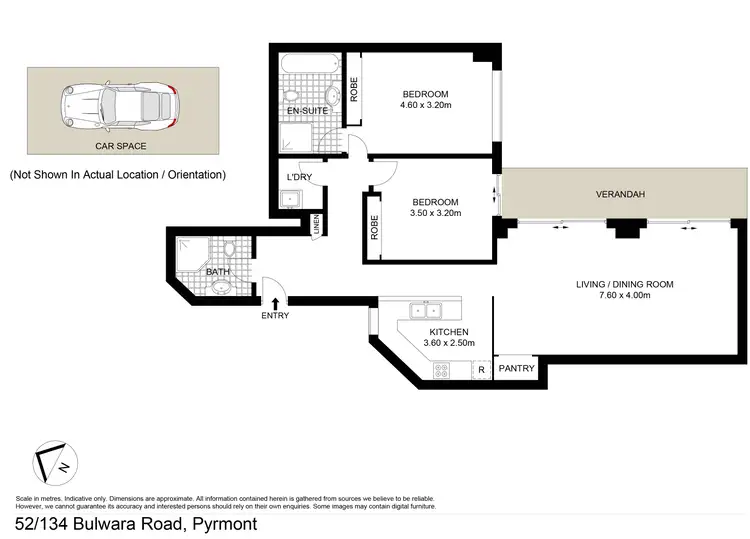 Floorplan of Homely apartment listing, 52/134-150 Bulwara Road, Pyrmont NSW 2009