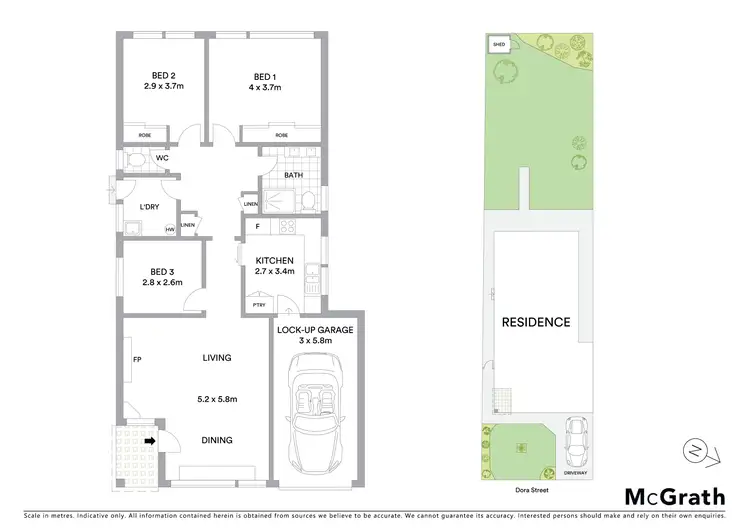 Floorplan of Homely house listing, 287 Dora Street, Hurstville NSW 2220