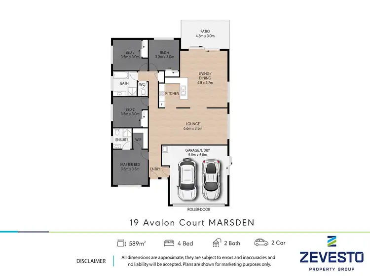 Floorplan of Homely house listing, 19 Avalon Court, Marsden QLD 4132