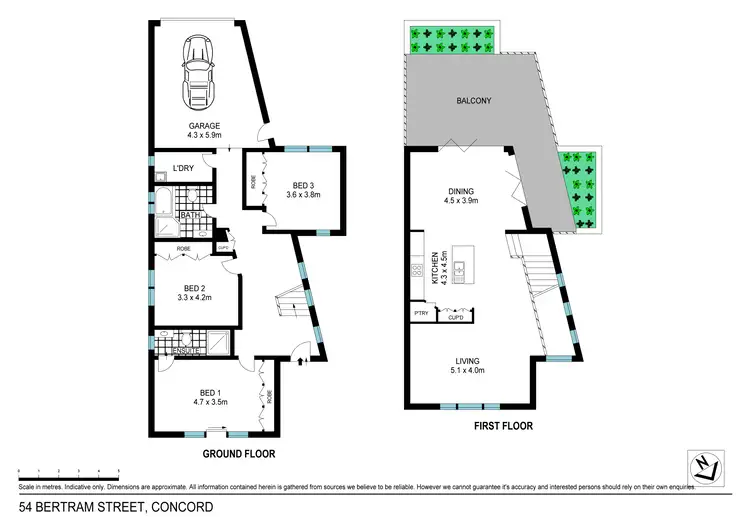 Floorplan of Homely house listing, 54 Bertram Street, Concord NSW 2137