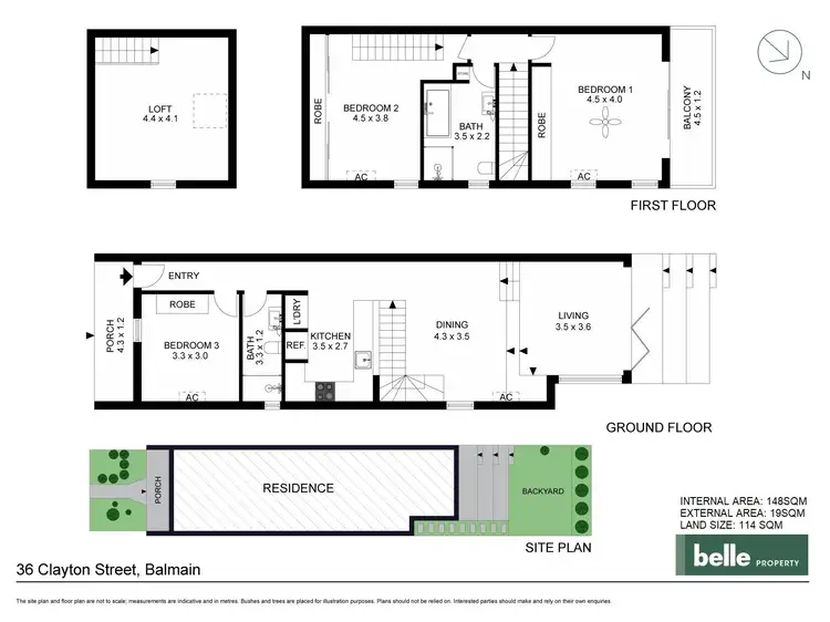 Floorplan of Homely house listing, 36 Clayton Street, Balmain NSW 2041
