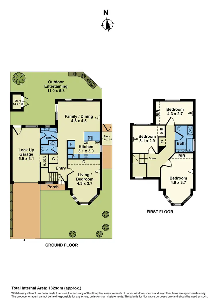 Floorplan of Homely house listing, 185a Civic Parade, Altona VIC 3018