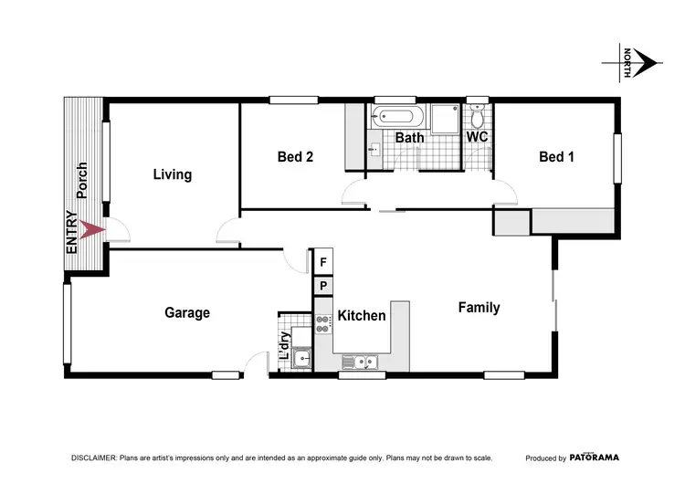 Floorplan of Homely townhouse listing, 9/11 Len Waters Street, Ngunnawal ACT 2913