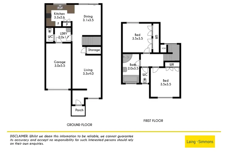 Floorplan of Homely townhouse listing, 6/10-12 Marsden Road, St Marys NSW 2760